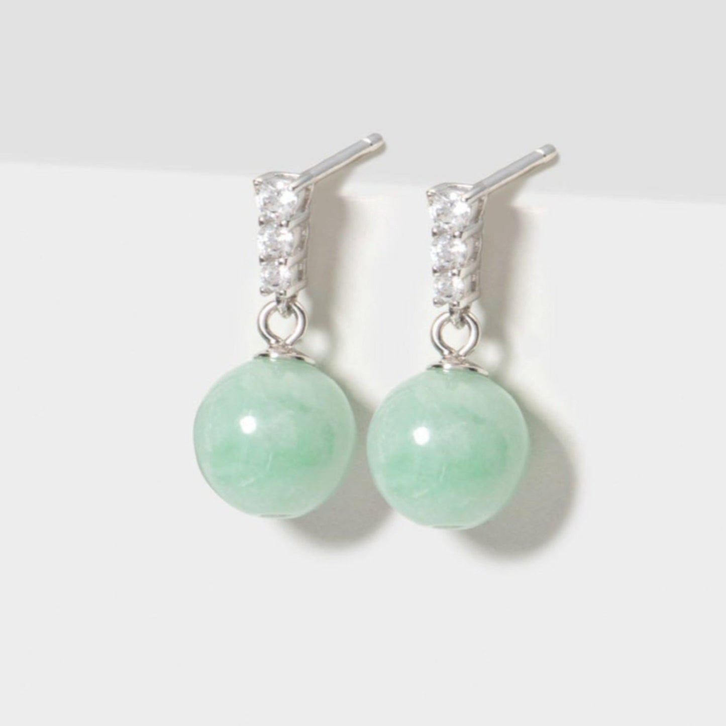 Jade Stone Earrings