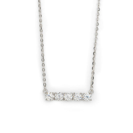 Lab Grown 1ct Diamond Bar Necklace