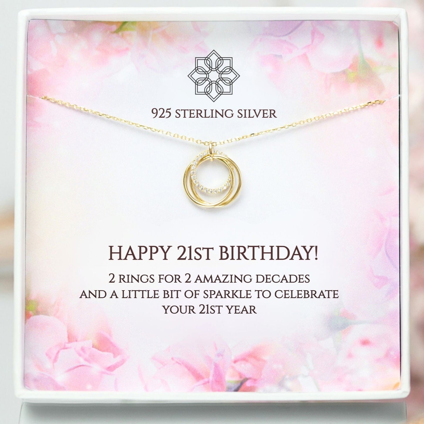 21st Birthday Necklace