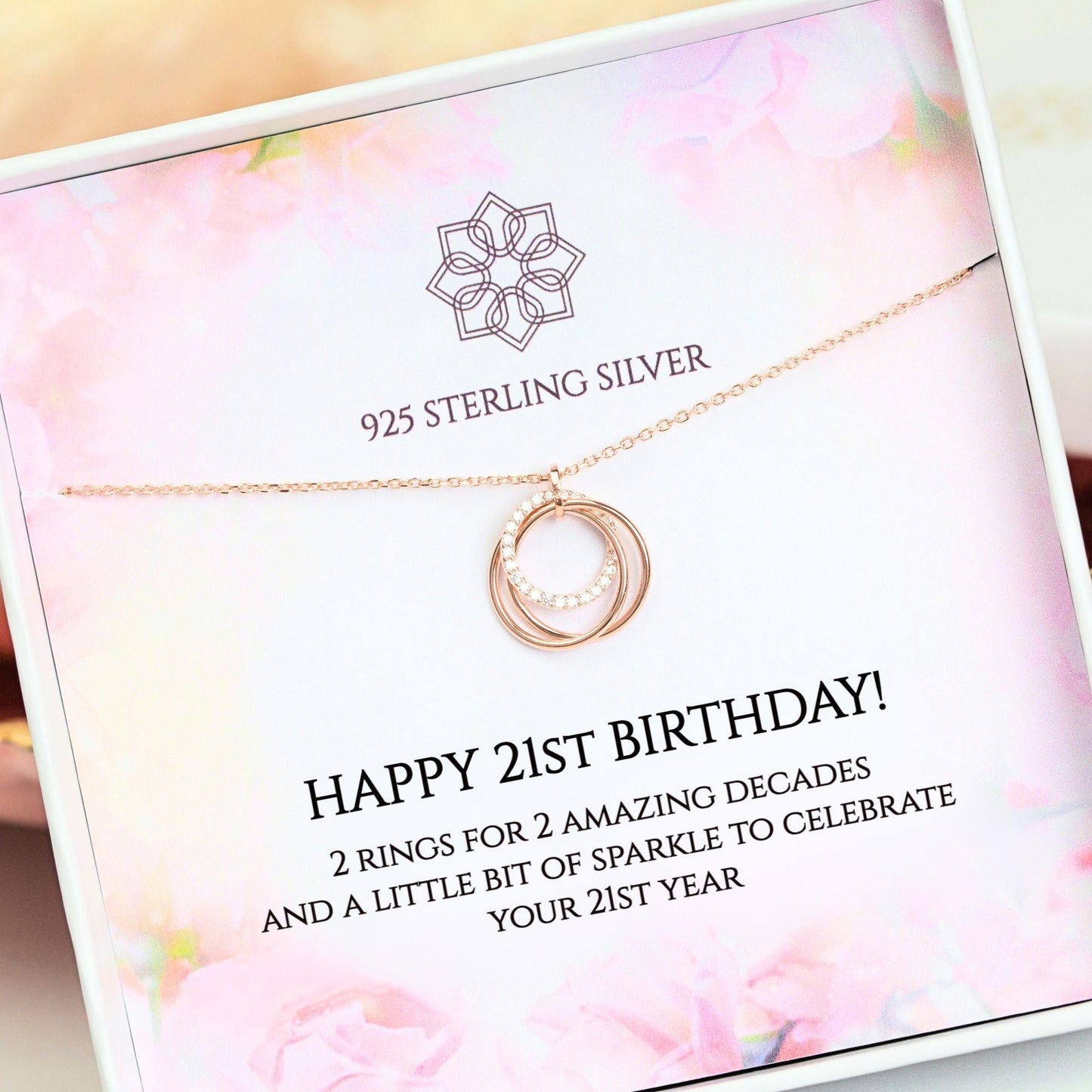 21st Birthday Necklace