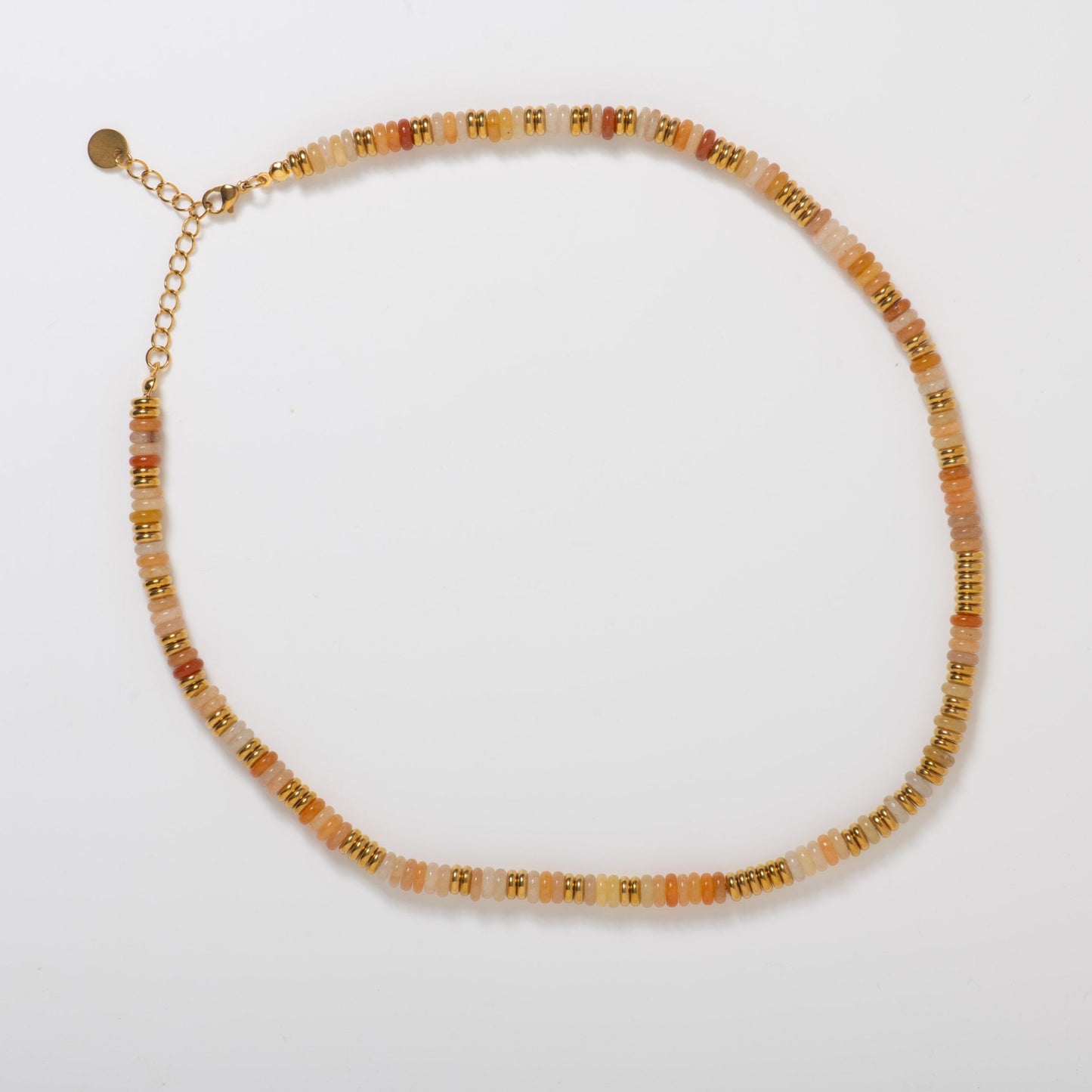 Natural Stone Semi Precious Beaded Necklace