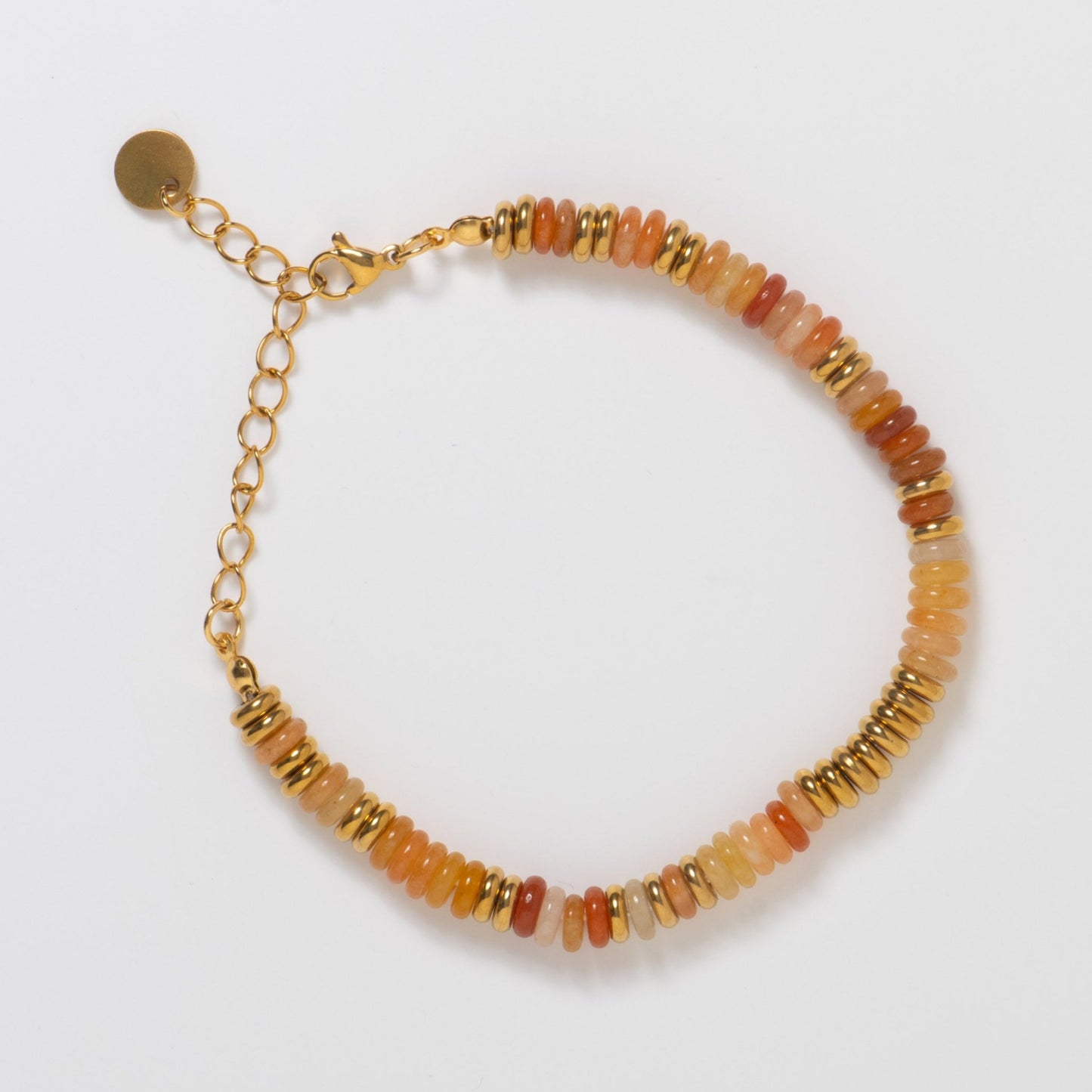 Natural Stone Semi Precious Beaded Bracelet