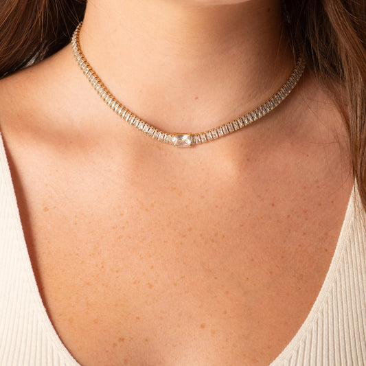 Statement Jewelled Choker Necklace