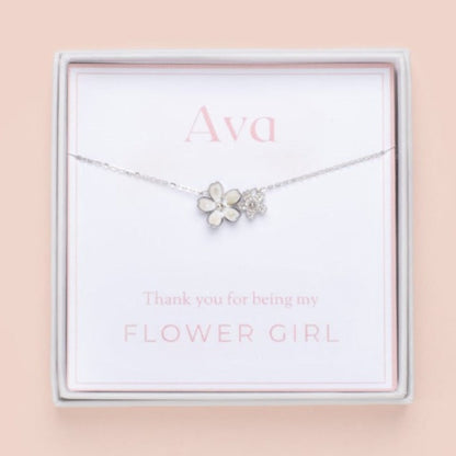 Flower Girl Necklace Gift