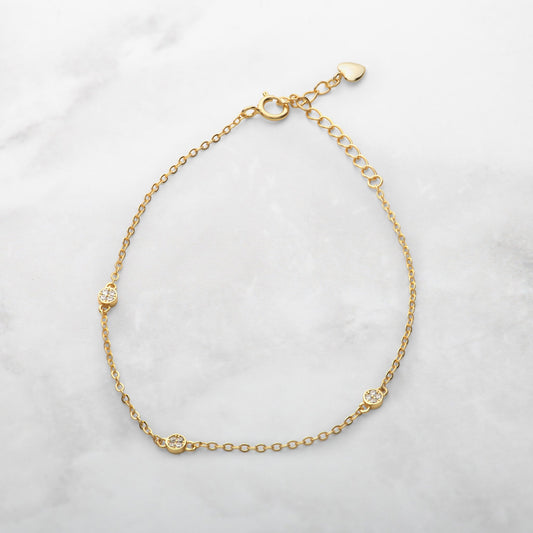 Dainty Diamond Chain Bracelet