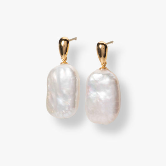 Natural Freshwater Pearl Earrings