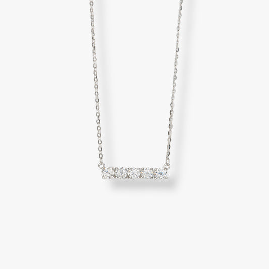 Lab Grown 1ct Diamond Bar Necklace