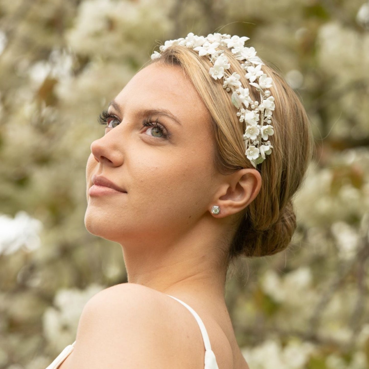 Floral Clay Bridal Headband