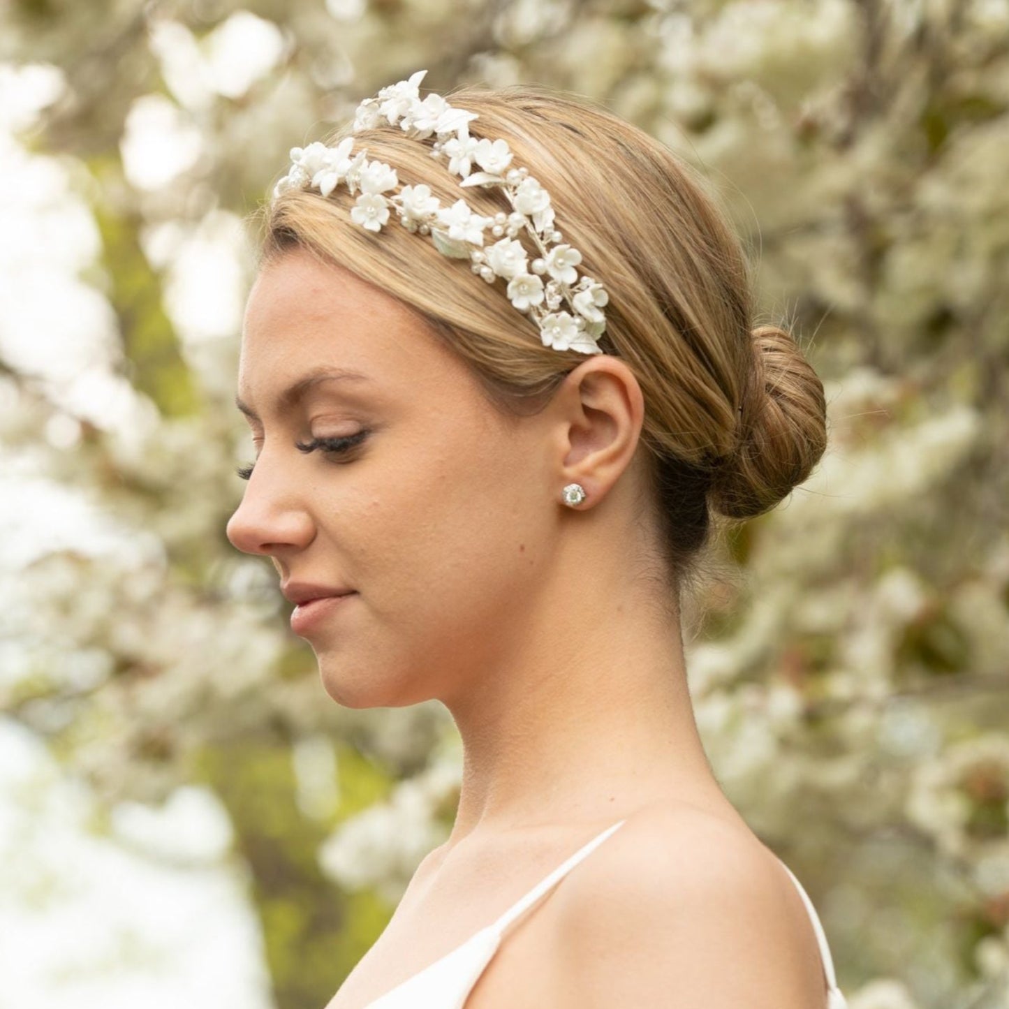 Floral Clay Bridal Headband