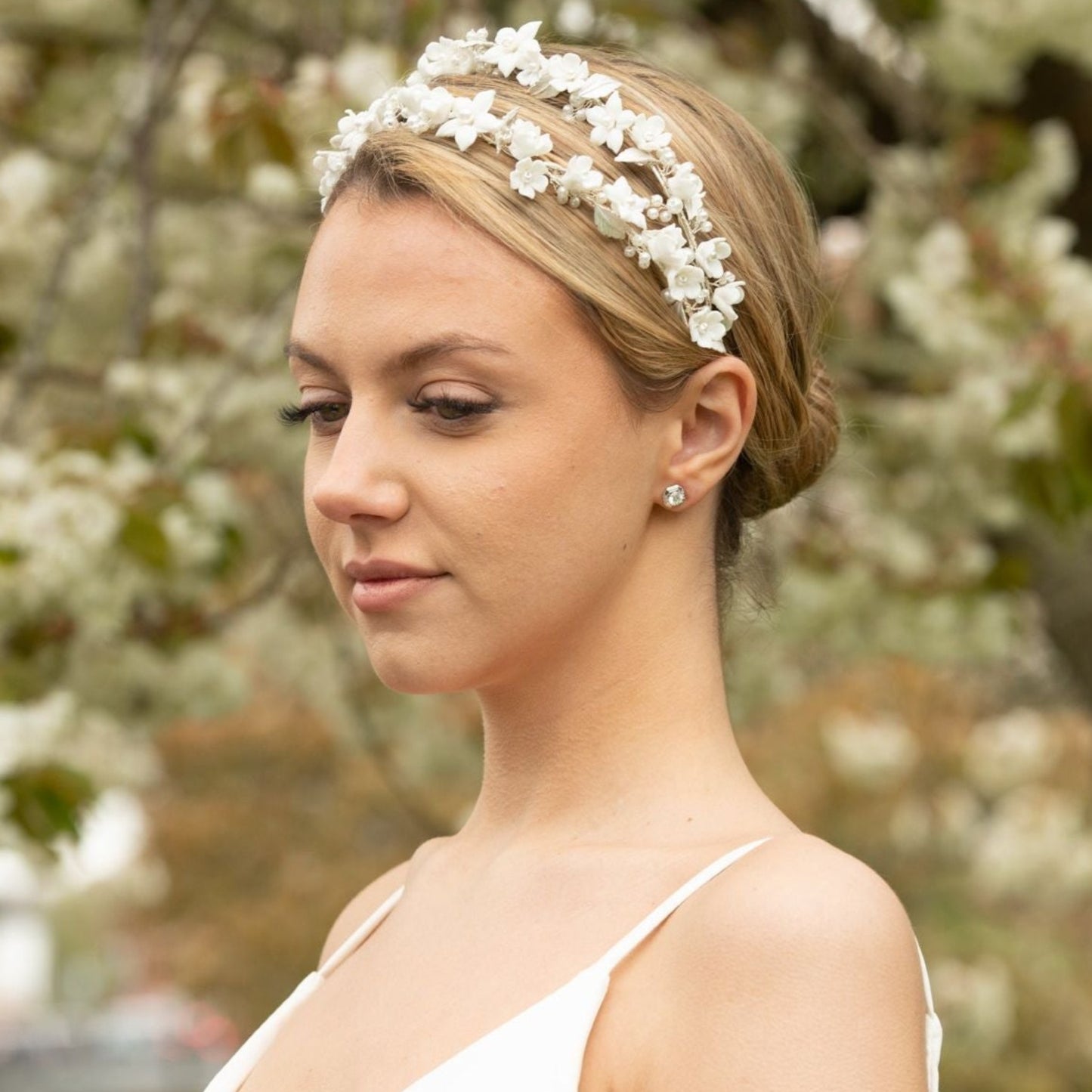 Floral Clay Bridal Headband