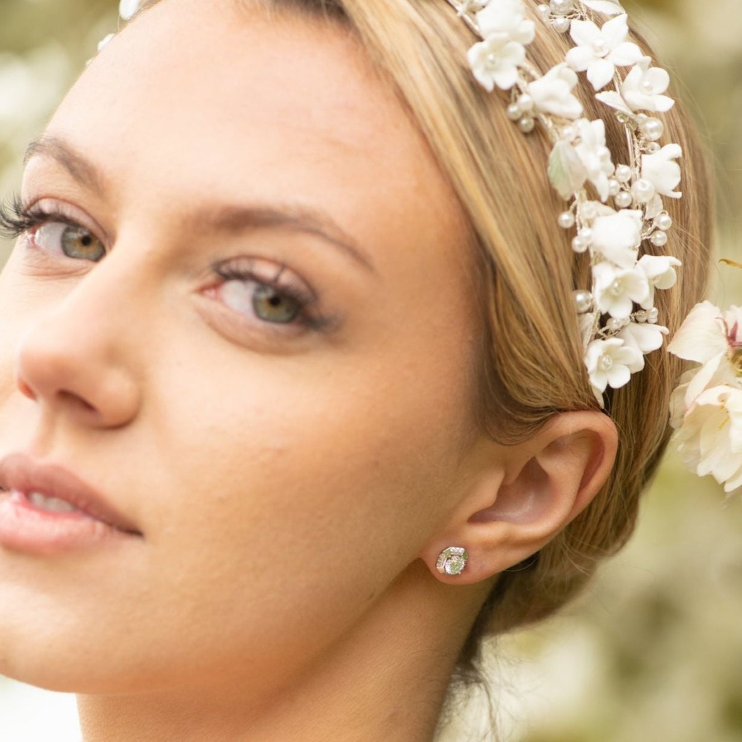 Floral Clay Bridal Headband