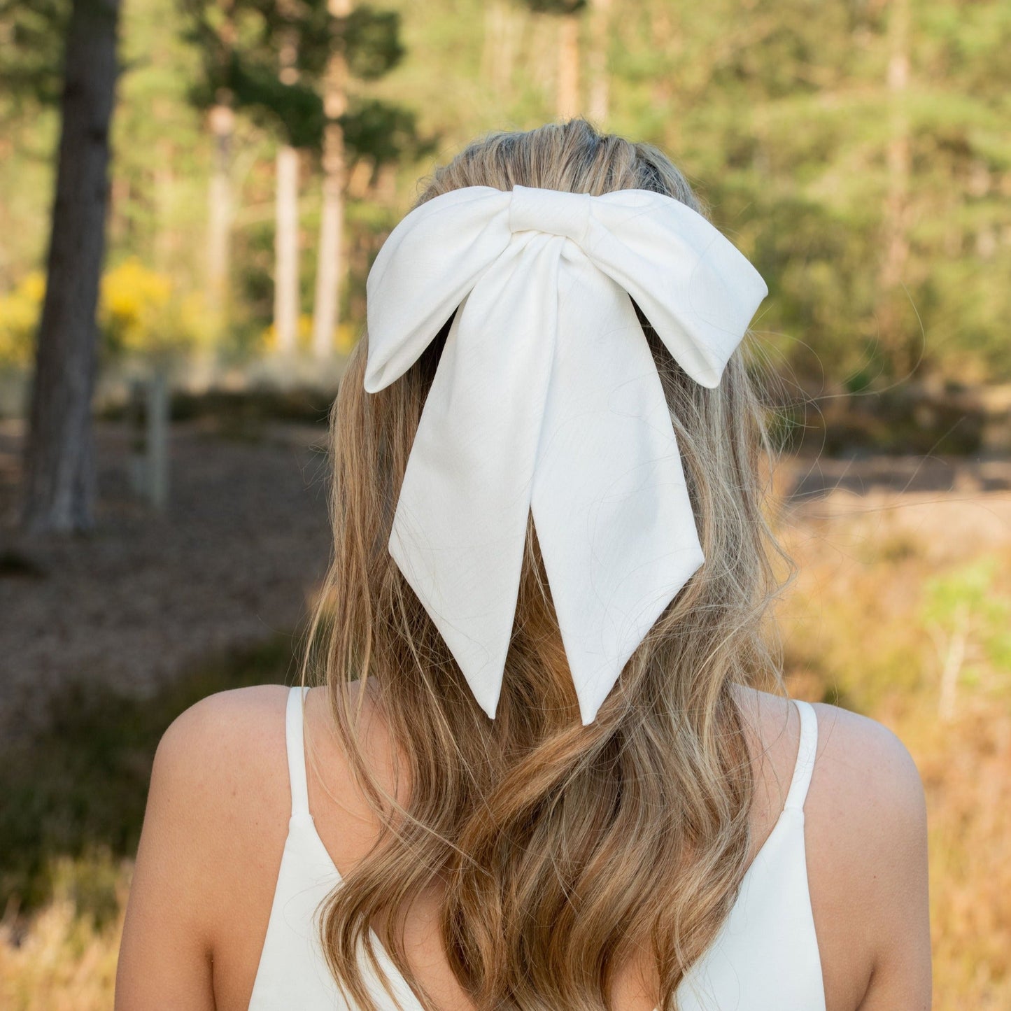 Oversized Satin Hair Bow