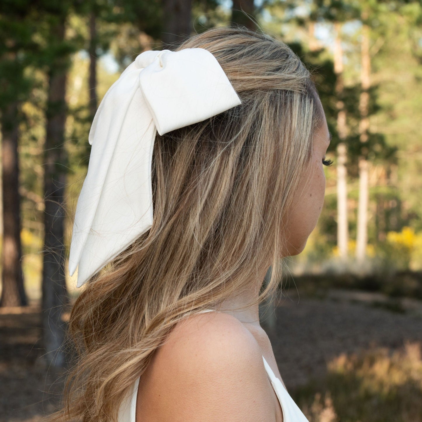 Oversized Satin Hair Bow