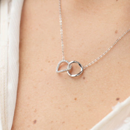 Mother Daughter Necklace Gift