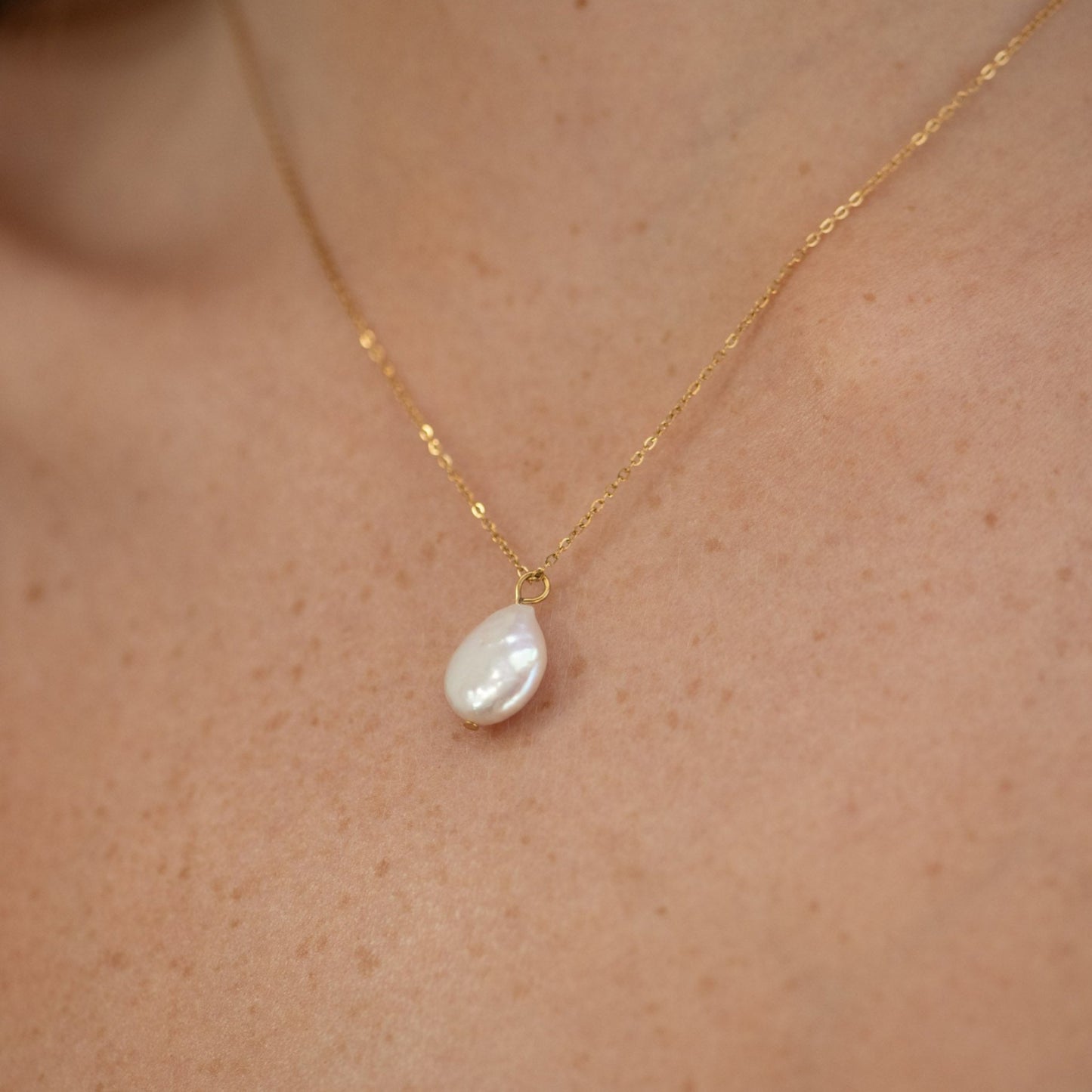 Freshwater Pearl Waterproof Necklace