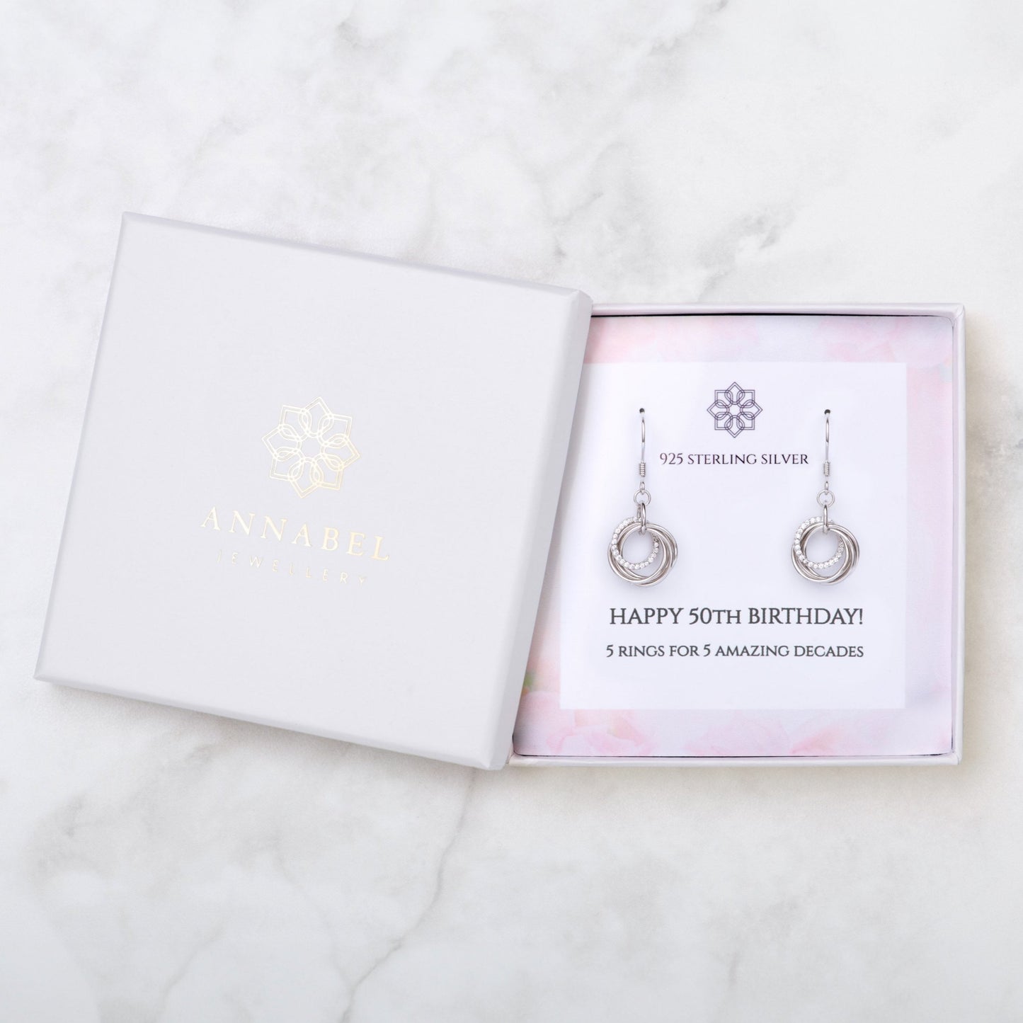 50th Birthday Earrings