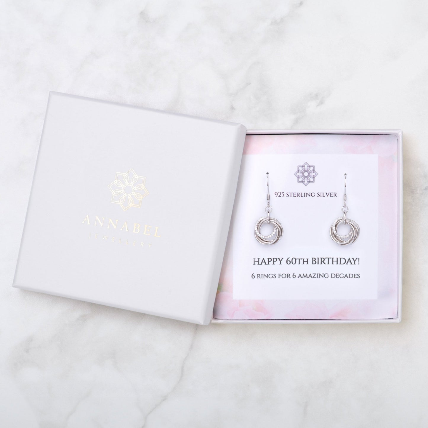 60th Birthday Earrings