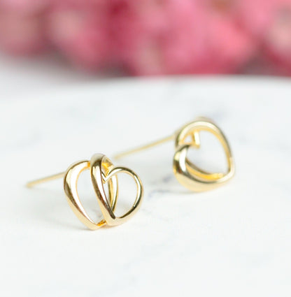 Heart Stud Earrings