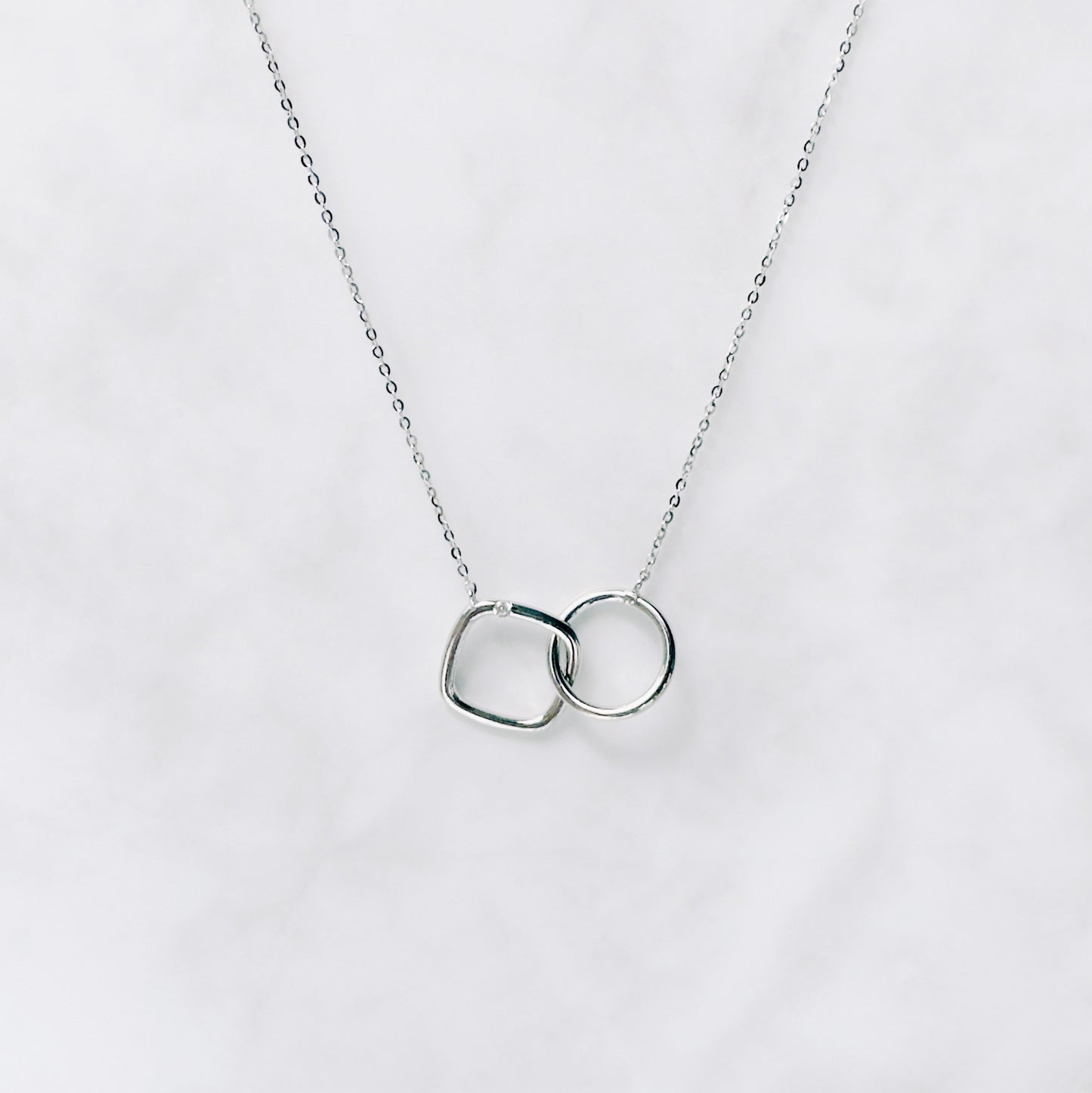 Infinity Rings Necklace