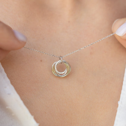 50th Birthday Ring Necklace