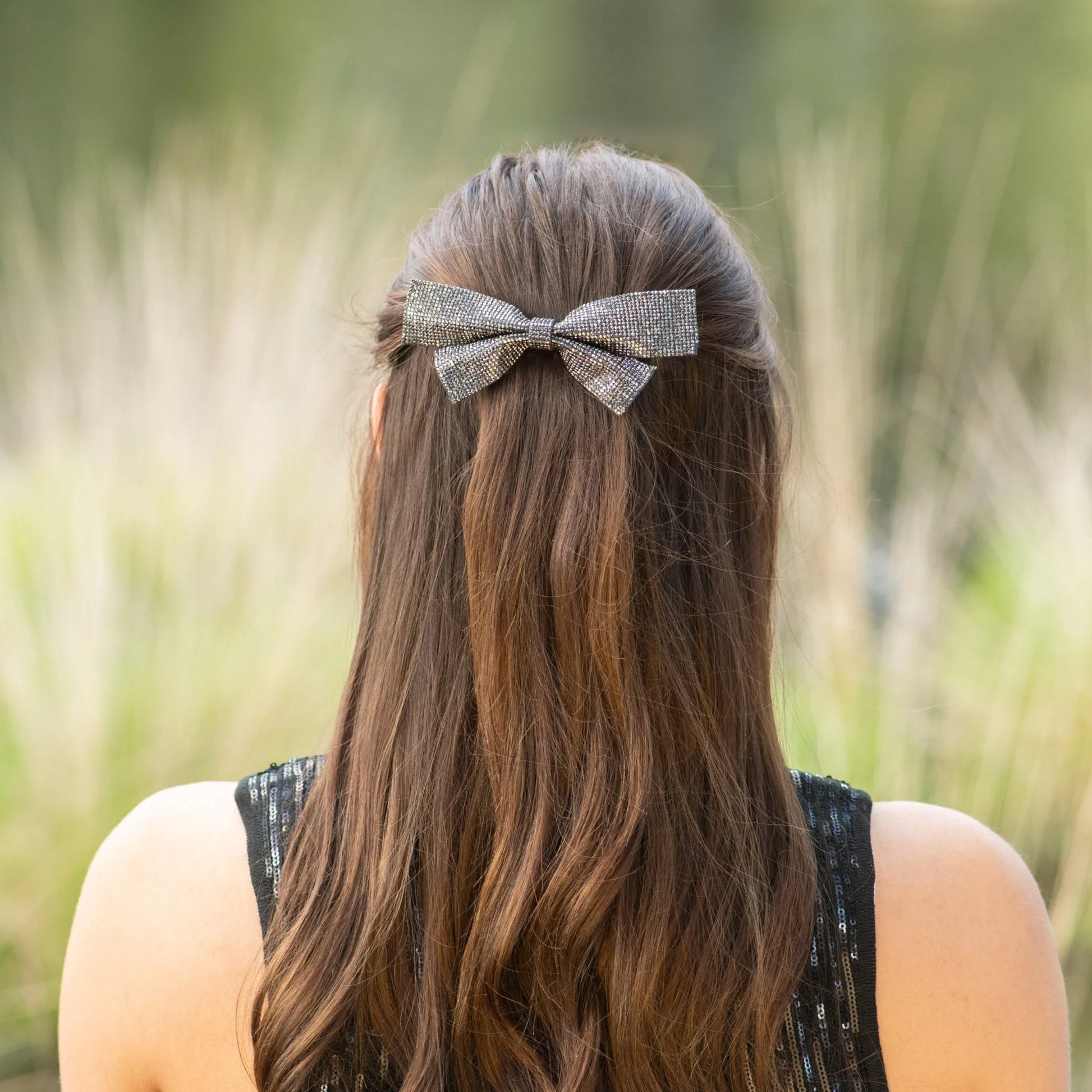 Miri Crystal Bow Hair Piece