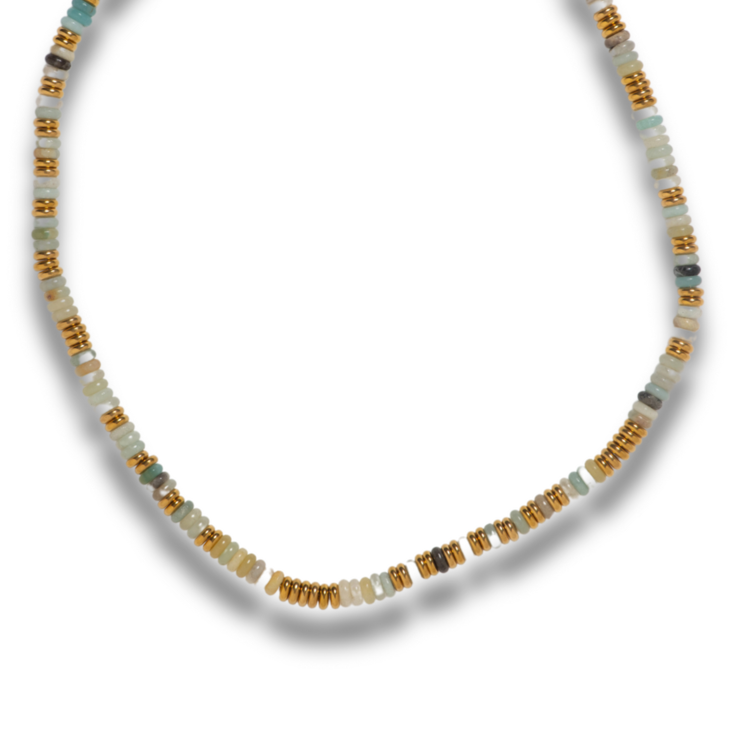 Natural Stone Semi Precious Beaded Necklace