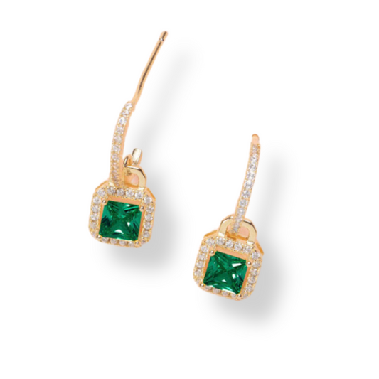 Emerald Stud Earrings