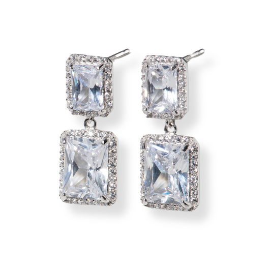 925 Sterling Silver Jewel Earrings