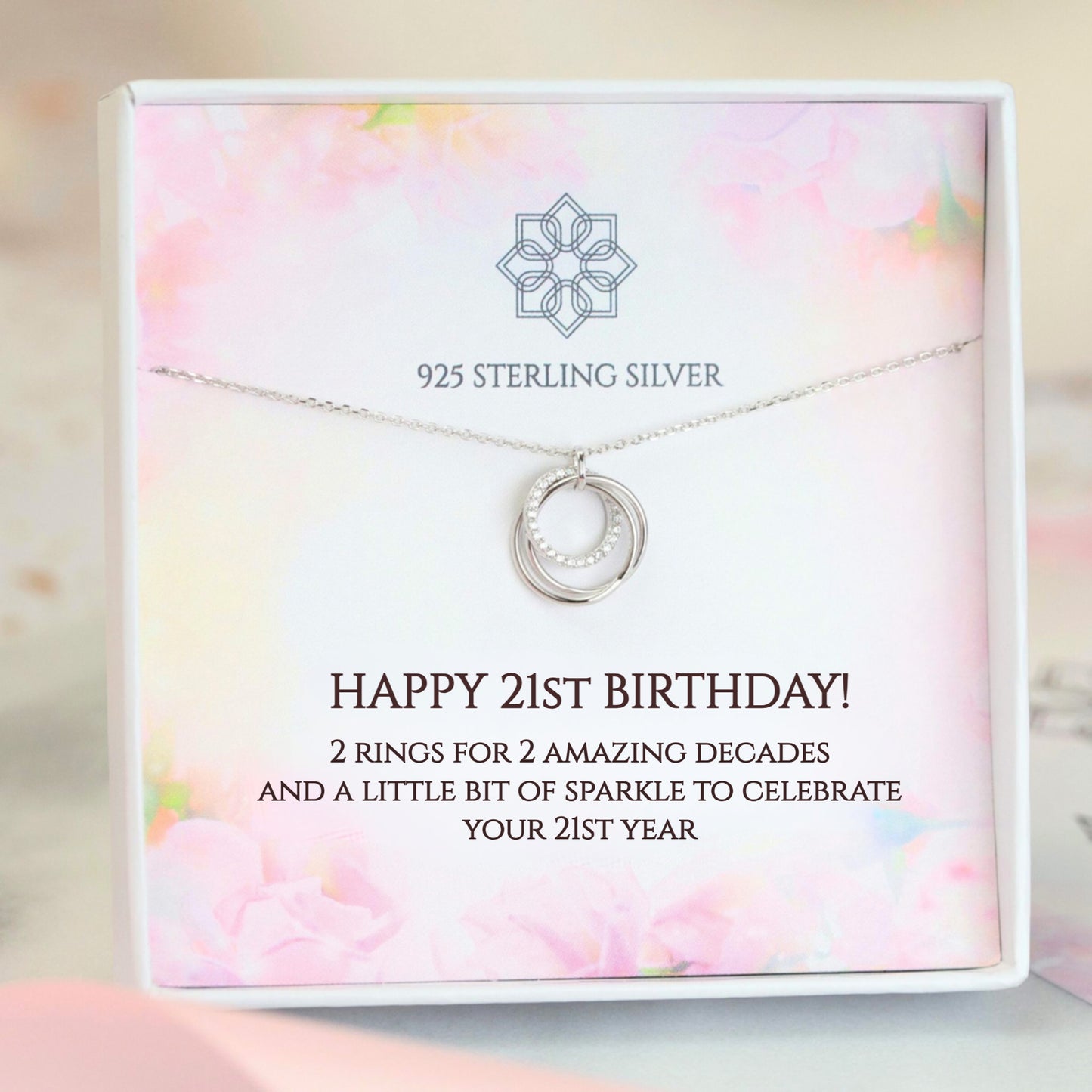 21st Birthday Necklace