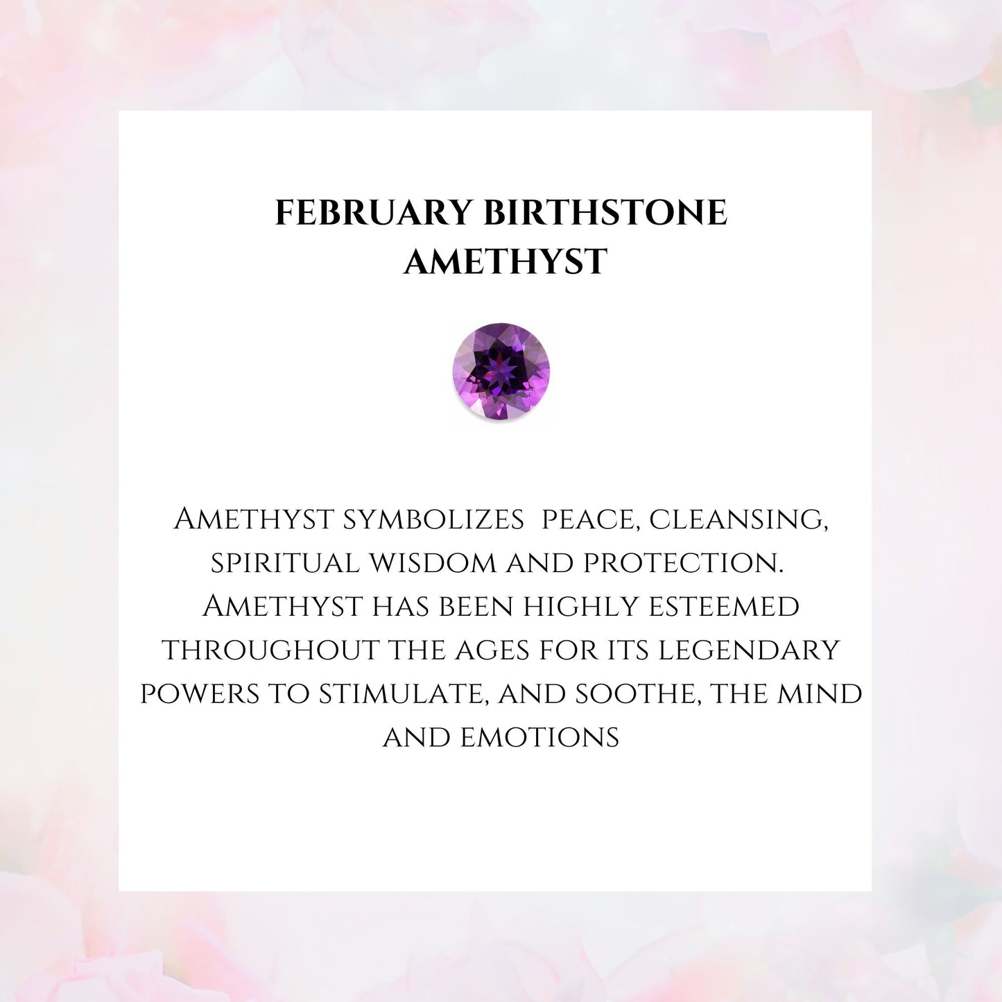 February Birthstone Earrings | Amethyst Drop Huggy Hoops