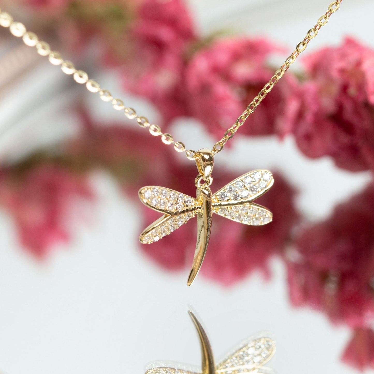 Dragonfly Pendant Necklace