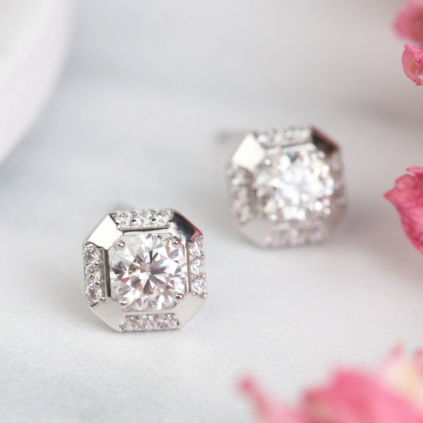 Lab Grown Diamond Earrings