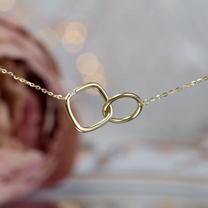 Infinity Rings Necklace