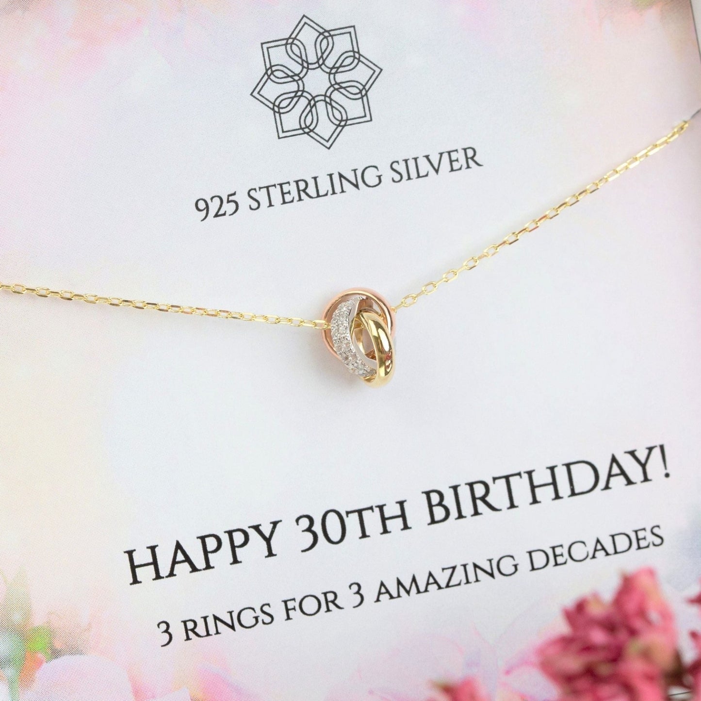 30th Birthday Knot Necklace