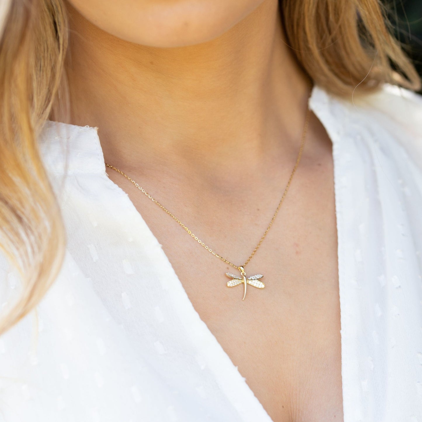 Dragonfly Pendant Necklace